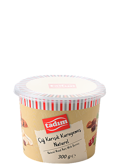 Çiğ Karışık Kuruyemiş Naturel Kap - 1