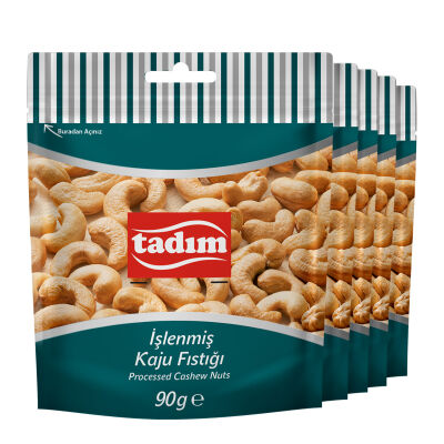 İşlenmiş Kaju Fıstığı 5 x 90 gr