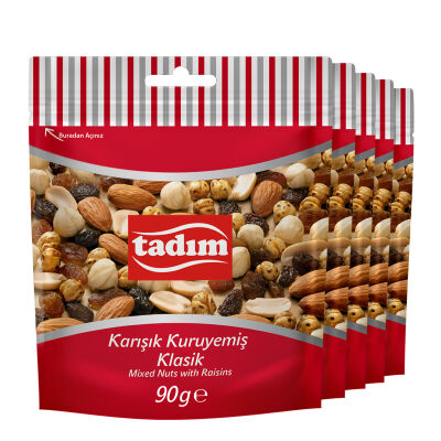 Karışık Kuruyemiş Klasik 5 x 90 gr