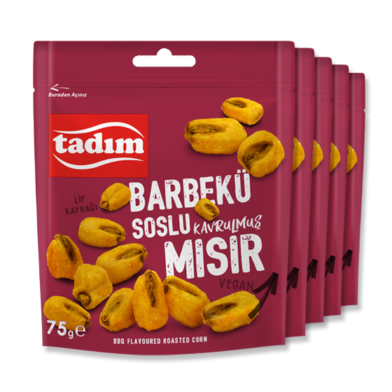 Kavrulmuş Barbekü Soslu Mısır 5 x 75 gr - 1