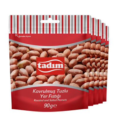 Kavrulmuş Tuzlu Yer Fıstığı 5 x 90 gr