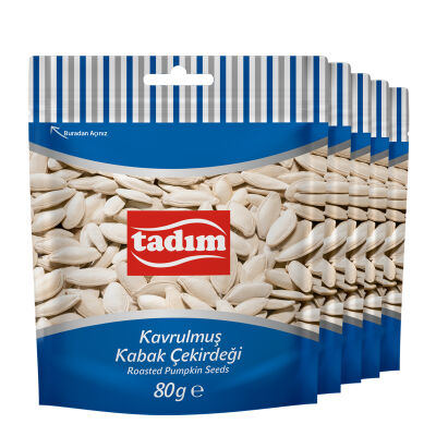 Kavrulmuş Kabak Çekirdeği 5 x 80 gr